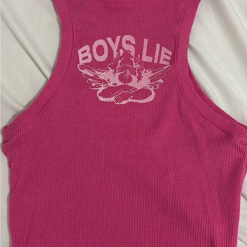 Boys Lie Pink Tank Top